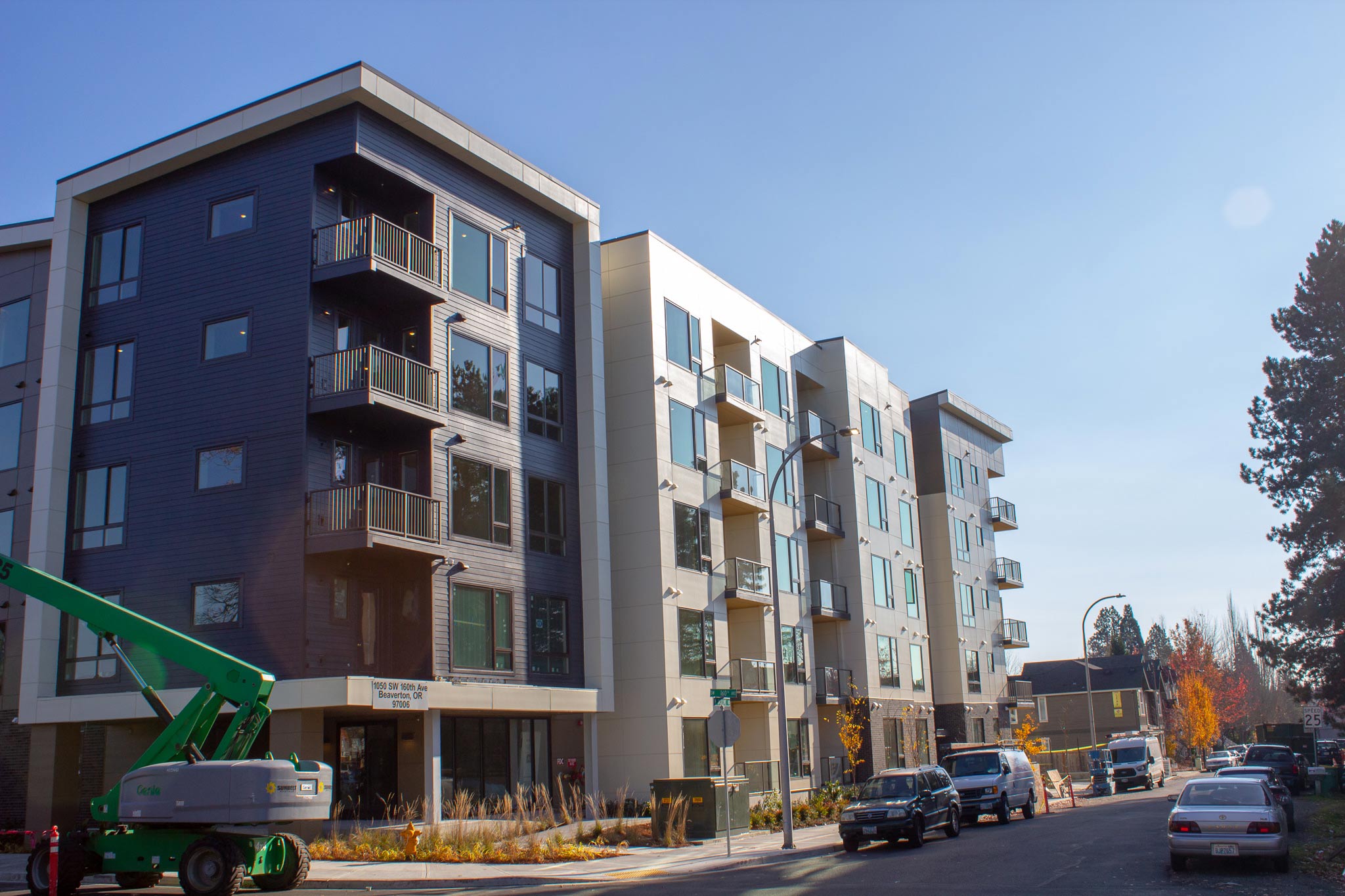 Large apartment complex exterior Hillsboro OR